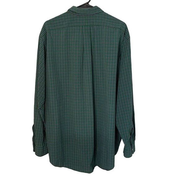 Ralph Lauren Mens Classic Fir Plaid Button Down Size XL Green/Purple - Picture 3 of 8